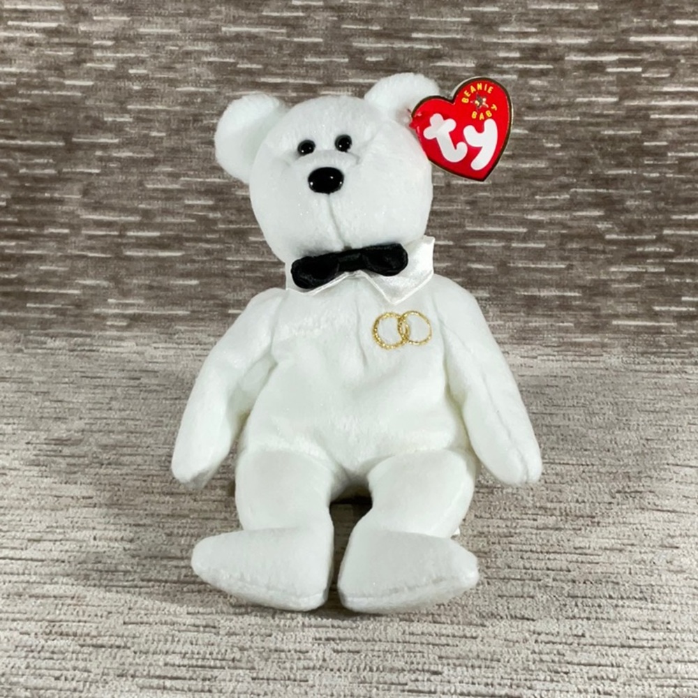 Ty Beanie Babies Mr. Bear Marriage ✿◠‿◠) Bundle 3 & Get 25% off Automatically!